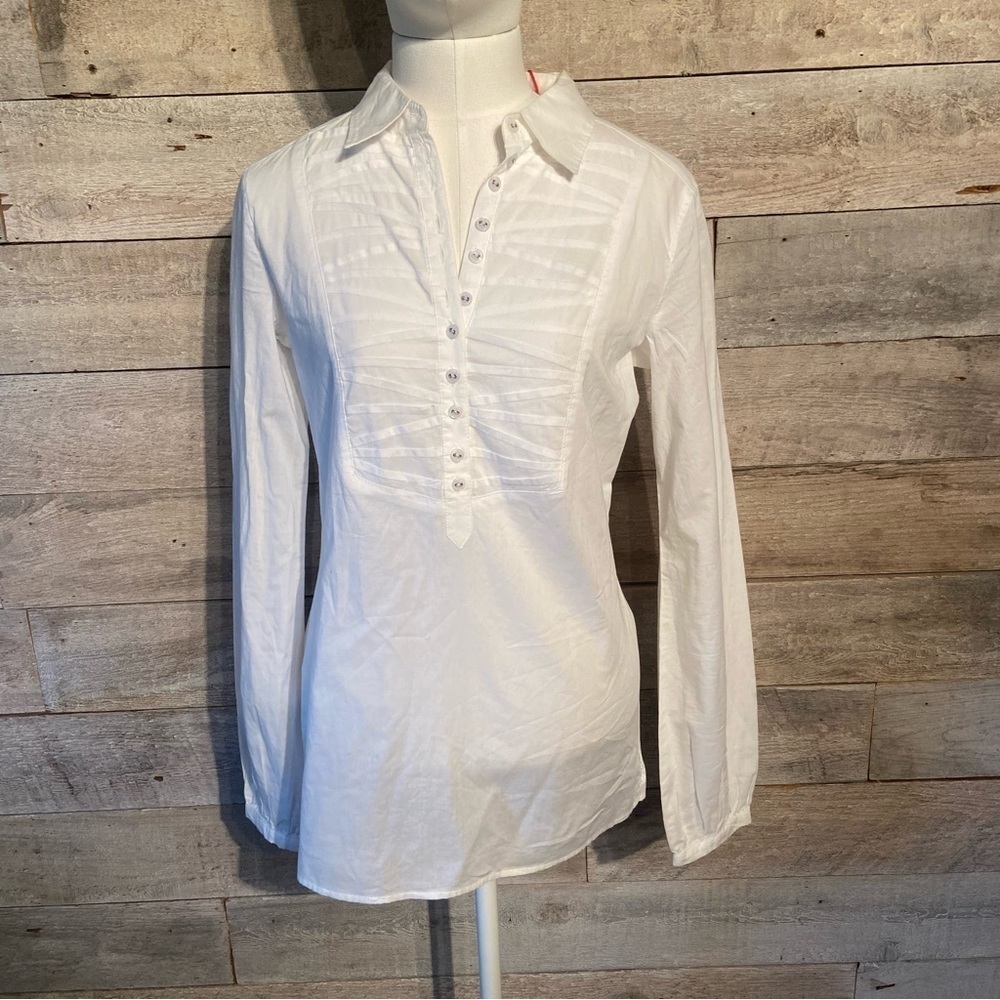 🛍️3/$30 BNWT Esprit women's white blouse in size x-small